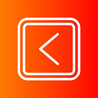 Sol simge, vektör illüstrasyonu basit tasarım