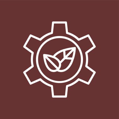 dişli simgesi, vektör illüstrasyonu basit tasarım