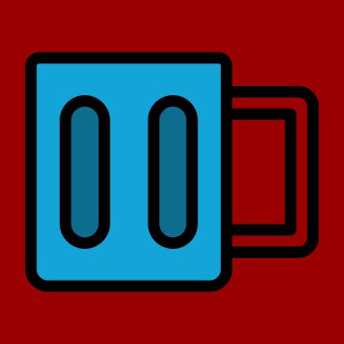 bira simgesi, vektör illüstrasyonu basit tasarım