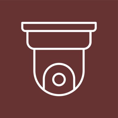 cctv simgesi, vektör illüstrasyonu basit tasarım