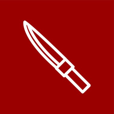 bıçak simgesi, vektör illüstrasyonu basit tasarım