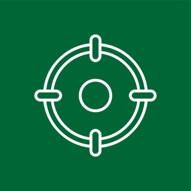 Goal icon, vector illustration simple design