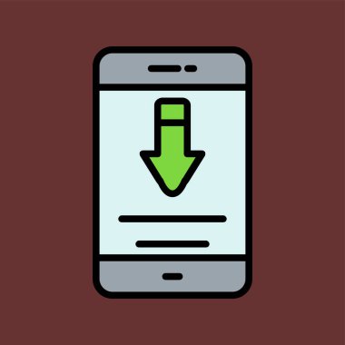 Simge indir, vektör illüstrasyonu basit tasarım