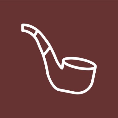 tüten boru simgesi, vektör illüstrasyonu basit tasarım