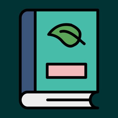 Doğa simgesi, vektör illüstrasyonu basit tasarım