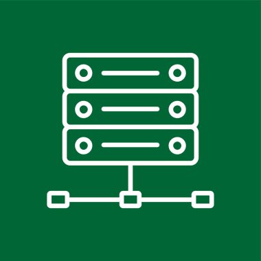 Büyük Veri simgesi, vektör illüstrasyonu basit tasarım