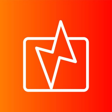 Power icon, vector illustration simple design