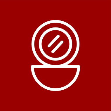 Toz simgesi, vektör illüstrasyonu basit tasarım