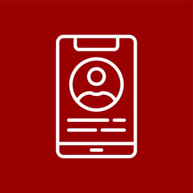 akıllı telefon simgesi, vektör illüstrasyonu basit tasarım