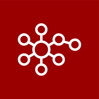 Kimya simgesi, vektör illüstrasyonu basit tasarım