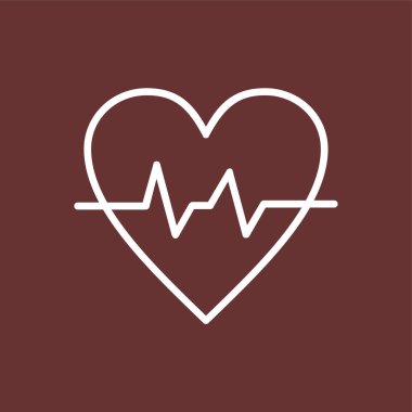 Sağlıklı simge, vektör çizimi basit tasarım