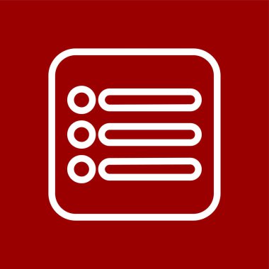 menü simgesi, vektör illüstrasyonu basit tasarım