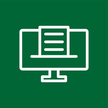 Günlük simgesi, vektör illüstrasyonu basit tasarım