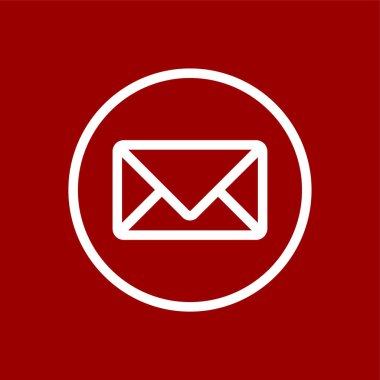 Message icon, vector illustration simple design