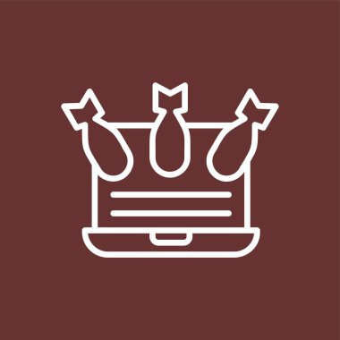 DDoS simgesi, vektör illüstrasyonu basit tasarım