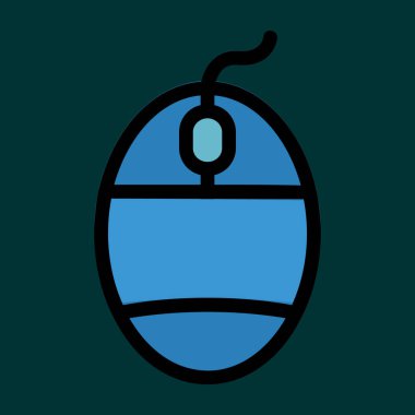 Fare simgesi, vektör illüstrasyonu basit tasarım