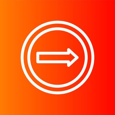 Sağ simgeyi ve vektör illüstrasyonunu basit tut