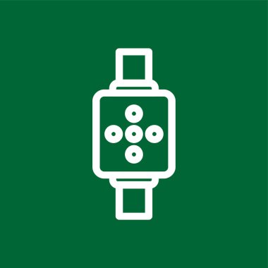 zaman simgesi, vektör illüstrasyonu basit tasarım