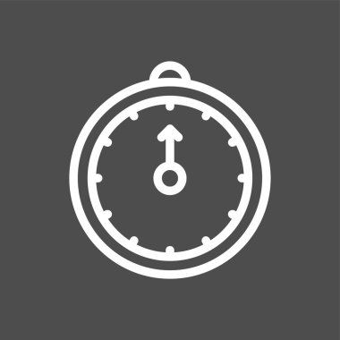 pusula simgesi, vektör illüstrasyonu basit tasarım