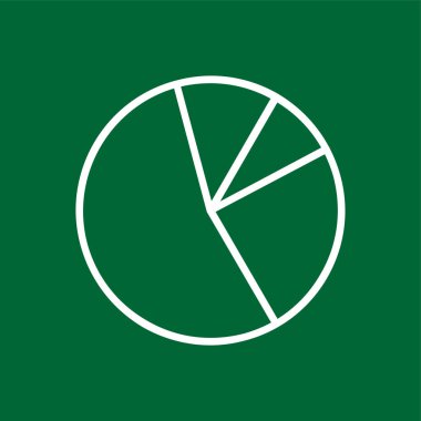 Statistics icon, vector illustration simple design