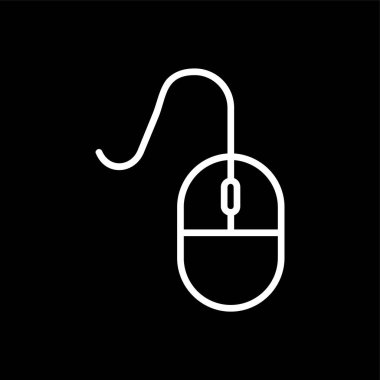 Fare simgesi, vektör illüstrasyonu basit tasarım