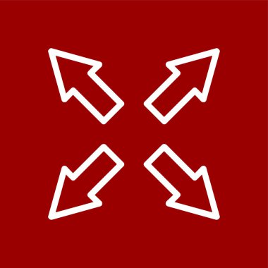 Simge ve vektör illüstrasyonunu büyüt basit tasarım