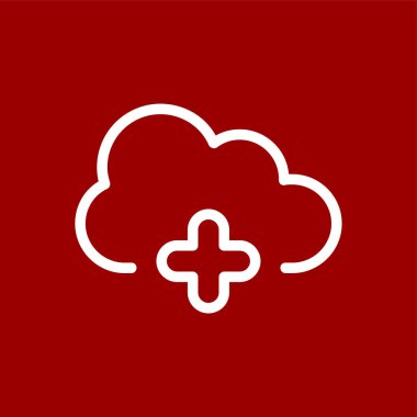 Veritabanı simgesi, vektör illüstrasyonu basit tasarım ekle