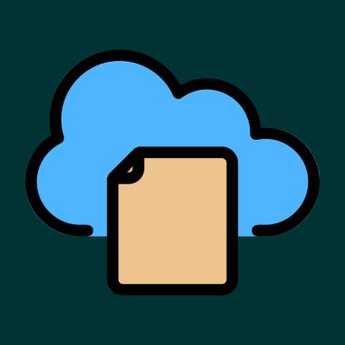 sayfa simgesi, vektör illüstrasyonu basit tasarım