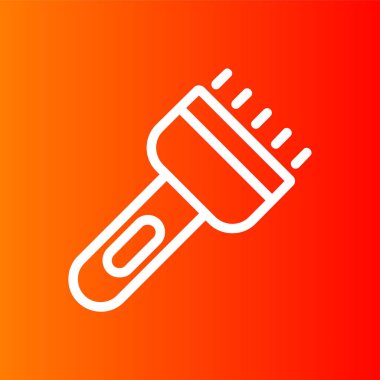 flaş ışığı simgesi, vektör illüstrasyonu basit tasarım