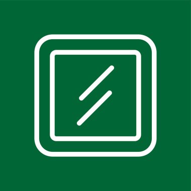 ayna simgesi, vektör illüstrasyonu basit tasarım