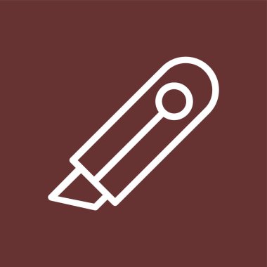 Kesici simgesi, vektör illüstrasyonu basit tasarım