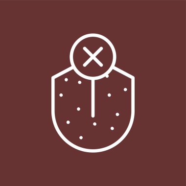 Tat Kaybı simgesi, vektör illüstrasyonu basit tasarım