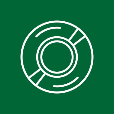 Sıkıştırılmış Disk simgesi, vektör illüstrasyonu basit tasarım