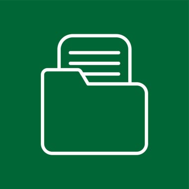 dosya simgesi, vektör illüstrasyonu basit tasarım