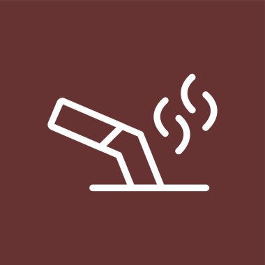Cigarette Butt icon, vector illustration simple design