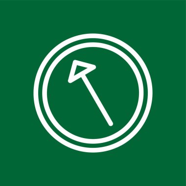 Sol Yukarı simgesi, vektör illüstrasyonu basit tasarım