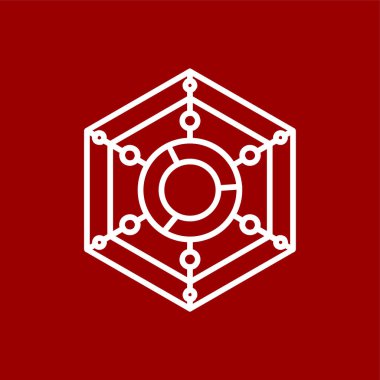 Radar Grafik simgesi, vektör illüstrasyonu basit tasarım