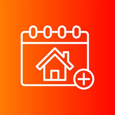 Takvim simgesi, vektör illüstrasyonu basit tasarım