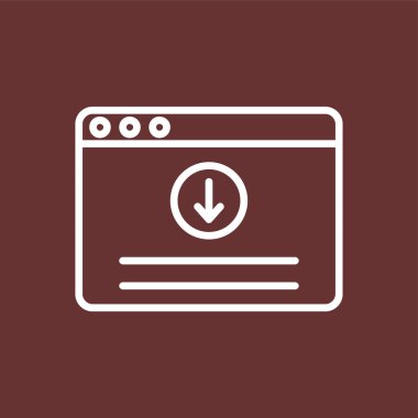 Simge indir, vektör illüstrasyonu basit tasarım