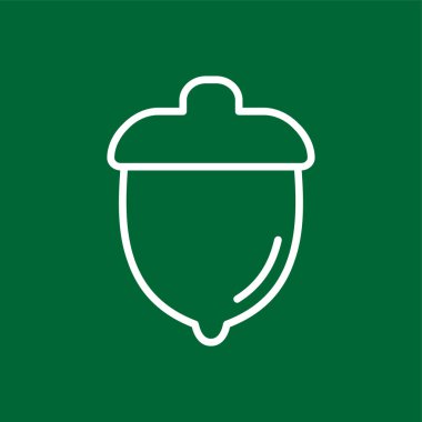 palamut simgesi, vektör illüstrasyonu basit tasarım