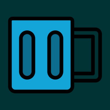 bira simgesi, vektör illüstrasyonu basit tasarım