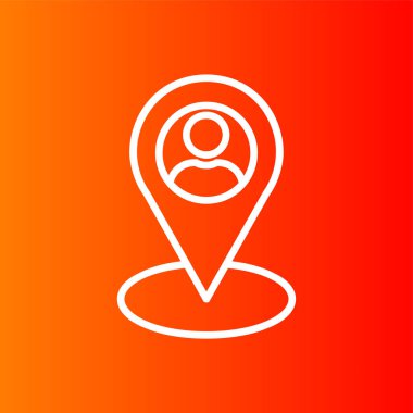 Yer tutucu simgesi, vektör illüstrasyonu basit tasarım