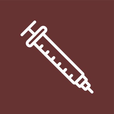 enjeksiyon simgesi, vektör illüstrasyonu basit tasarım