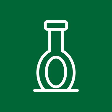 Yağ Şişesi simgesi, vektör illüstrasyonu basit tasarım