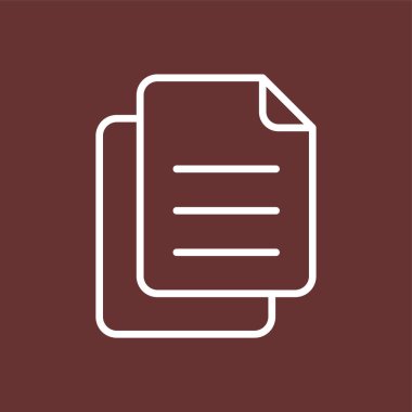 kopya simgesi, vektör illüstrasyonu basit tasarım