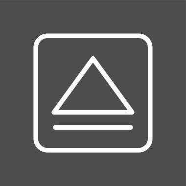 Simge çıkar, vektör illüstrasyonu basit tasarım