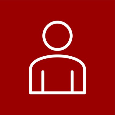 User icon, vector illustration simple design