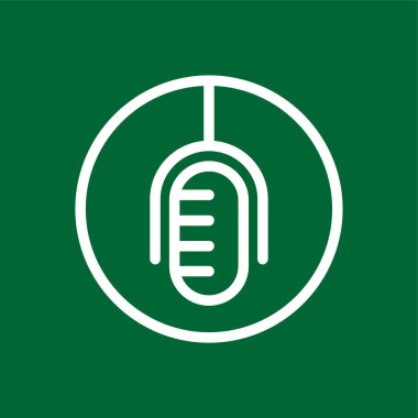 Stüdyo simgesi, vektör illüstrasyonu basit tasarım