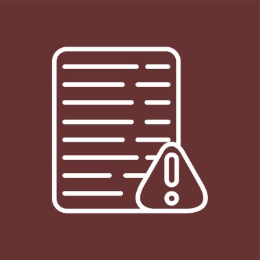 Hata simgesi, vektör illüstrasyonu basit tasarım