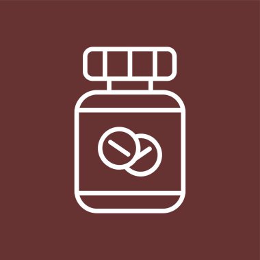 tıp simgesi, vektör illüstrasyonu basit tasarım